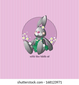Design for children with the image of Bunny in a skirt