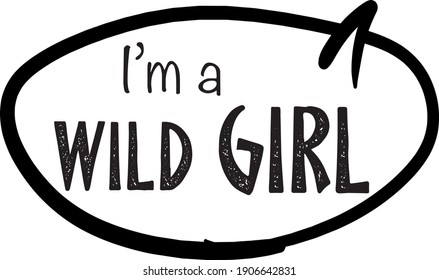Design for a children's t-shirt. Funny inscription on a t-shirt.
