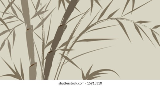 design of chinese bamboo trees, vector illustration