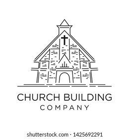 design of the church building outline