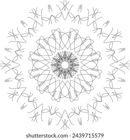 design circle art abstract vector isolated