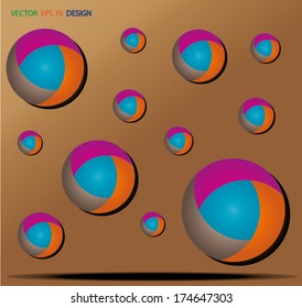 Design of circle banners template/graphic 