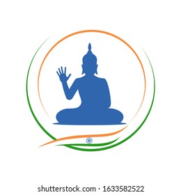 Design of circle indian symbol