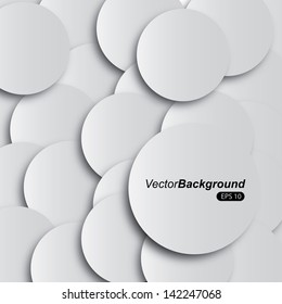 design of circles over white background vector illustration
