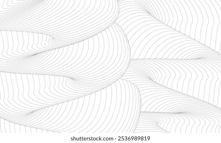 Design circular abstract backgrounds featuring black outlines in vector illustrator for wallpaper, background, banner, flyer, social media story, and page layout design.