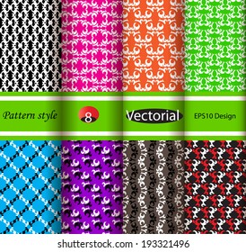 Design of classic pattern. vector / illustration