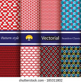 Design of classic seamless pattern