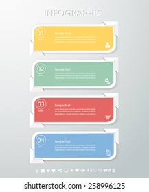 Design clean banners template. Vector eps10