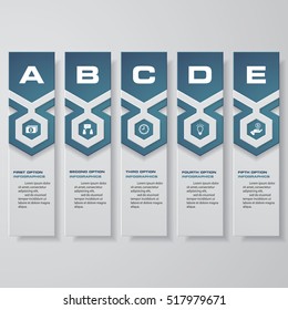 Design clean  banners template/graphic or website layout. Vector.