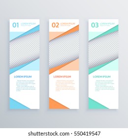 Design clean banners template/graphic or website layout. Vector.