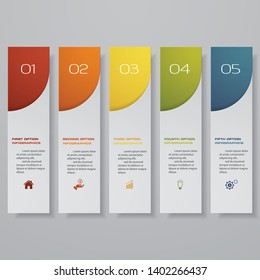 Design clean number banners template. Vector. EPS 10.	