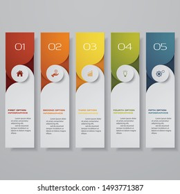Design clean number banners template. Vector. EPS 10.