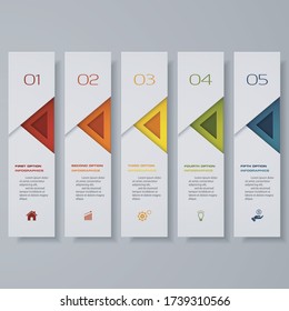 Design clean number banners template. Vector. EPS 10.