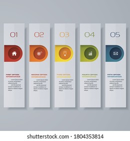 Diseñar plantilla de banners numéricos limpios. Vector. EPS 10.	