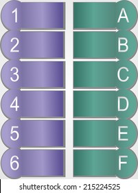 Design clean number banners template graphic or web site layout. Vector