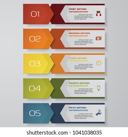 Design clean number banners template/graphic or website layout. Vector.