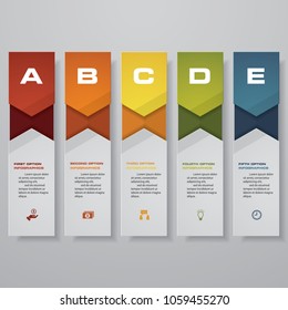 Design clean number banners template/graphic or website layout. Vector.