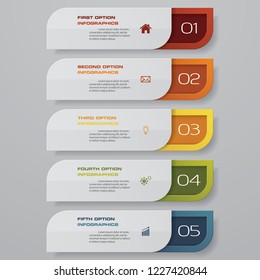 Design clean number banners template/graphic or website layout. Vector.