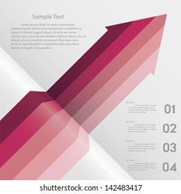 Design clean number banners template/graphic or website layout. Vector.