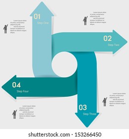 Design clean number banners template/graphic or website layout. Vector.