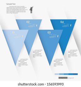 Design clean number banners template/graphic or website layout. Vector.