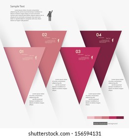 Design clean number banners template/graphic or website layout. Vector.