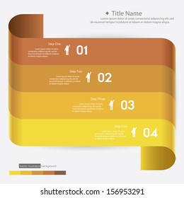 Design clean number banners template/graphic or website layout. Vector.