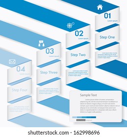 Design clean number banners template/graphic or website layout. Vector.