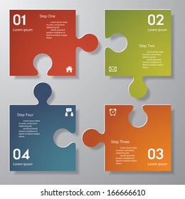 Design clean number banners template/graphic or website layout. Vector.