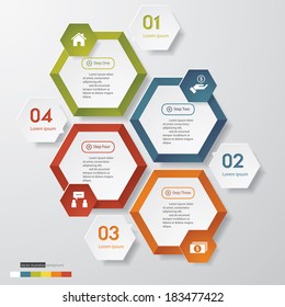 Design clean number banners template/graphic or website layout. Vector.