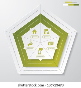 Design clean number banners template/graphic or website layout. Vector.