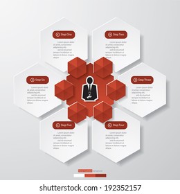 Design clean number banners template/graphic or website layout. Vector.