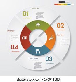 Design clean number banners template/graphic or website layout. Vector.