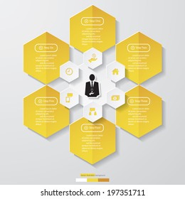 Design clean number banners template/graphic or website layout. Vector.