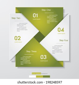 Design clean number banners template/graphic or website layout. Vector.