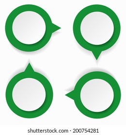 Design clean number banners template/graphic or website layout. Vector.