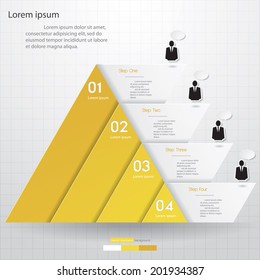 Design clean number banners template/graphic or website layout. Vector.
