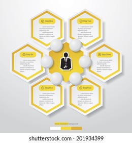 Design clean number banners template/graphic or website layout. Vector.