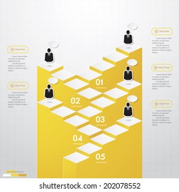 Design clean number banners template/graphic or website layout. Vector.