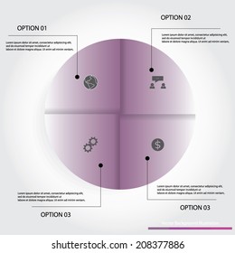 Design clean number banners template/graphic or website layout. Vector.