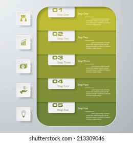 Design clean number banners template/graphic or website layout. Vector.