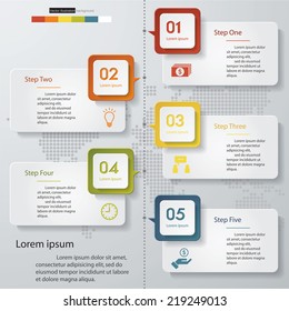 Design clean number banners template/graphic or website layout. Vector.