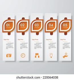 Design clean number banners template/graphic or website layout. Vector.