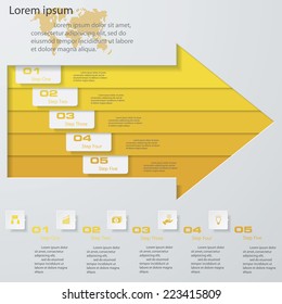 Design clean number banners template/graphic or website layout. Vector.