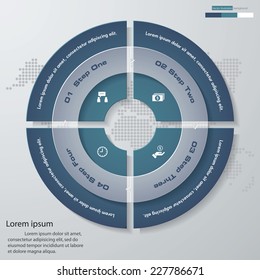 Design clean number banners template/graphic or website layout. Vector.