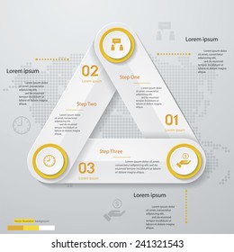 Design clean number banners template/graphic or website layout. Vector.