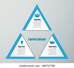 Design clean number banners template.graphic or website layout. Vector.