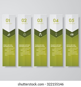 Design clean number banners template/graphic or website layout. Vector.