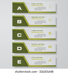 Design clean number banners template/graphic or website layout. Vector.