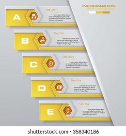 Design clean number banners template/graphic or website layout. Vector.